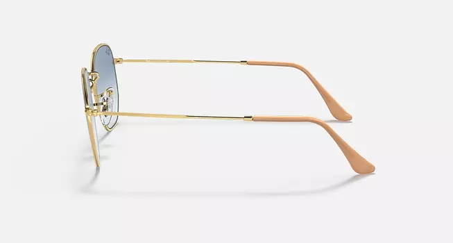 Солнцезащитные очки Ray-Ban HEXAGONAL, светло-синий градиент