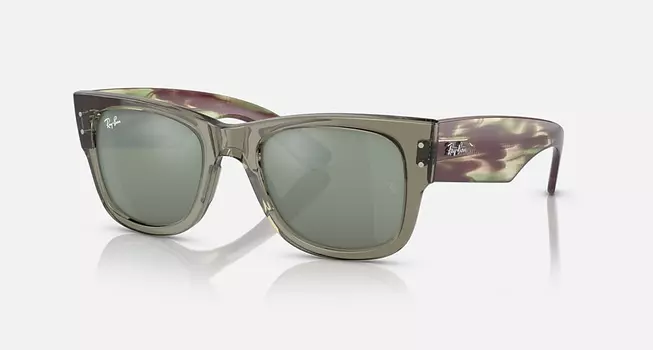Солнцезащитные очки Ray-Ban MEGA WAYFARER, серебряный
