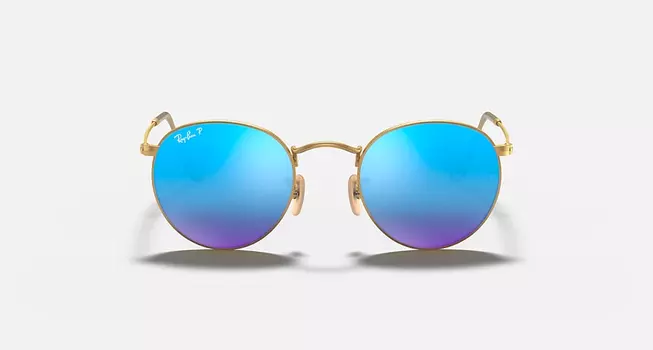 Солнцезащитные очки Ray-Ban ROUND FLASH LENSES, синий
