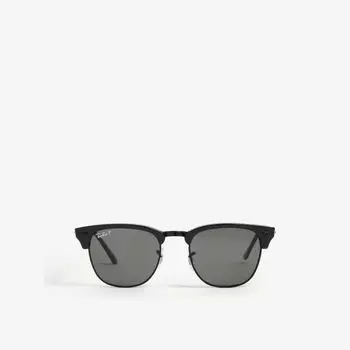 Солнцезащитные очки RB 3016 Clubmaster из ацетата Ray-Ban, черный