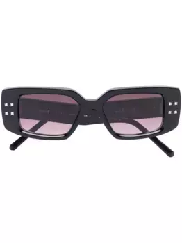 Солнцезащитные очки Rockstud в прямоугольной оправе VALENTINO GARAVANI EYEWEAR, черный