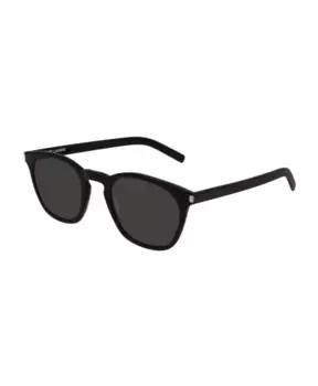 Солнцезащитные очки с n линзами Saint Laurent, черный