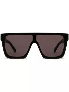 Солнцезащитные очки с защитной оправой Saint Laurent Eyewear, черный