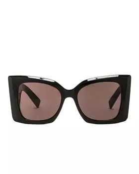 Солнцезащитные очки Saint Laurent Blaze, черный