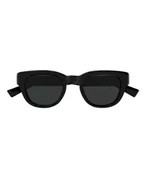 Солнцезащитные очки Saint Laurent, черный