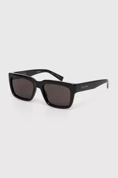 Солнцезащитные очки Saint Laurent, черный