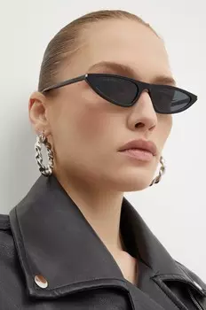 Солнцезащитные очки Saint Laurent, черный