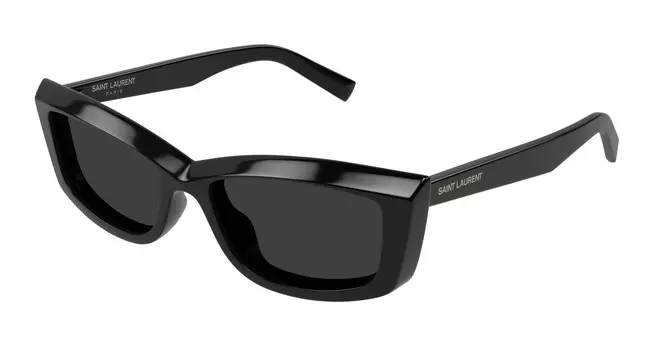 Солнцезащитные очки Saint Laurent, черный
