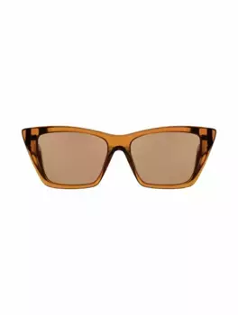 Солнцезащитные очки Saint Laurent, коричневый