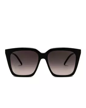 Солнцезащитные очки Saint Laurent Large Square, черный