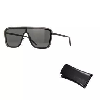 Солнцезащитные очки Saint Laurent Mask, черный