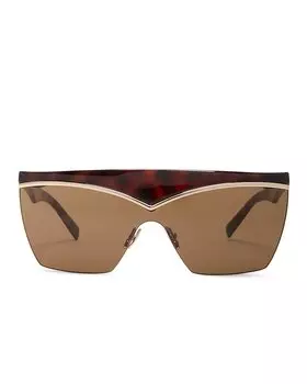 Солнцезащитные очки Saint Laurent Mask, цвет Havana