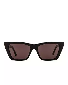 Солнцезащитные очки Saint Laurent Mica, цвет Shiny Black