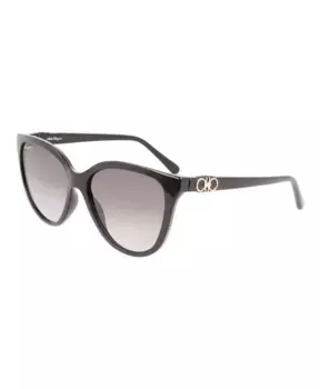 Солнцезащитные очки Salvatore Ferragamo, черный