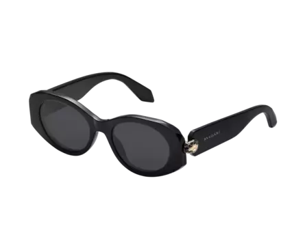 Солнцезащитные очки Serpenti Bvlgari, черный