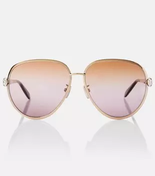 Солнцезащитные очки Serpenti Forever в стиле авиатор Bvlgari