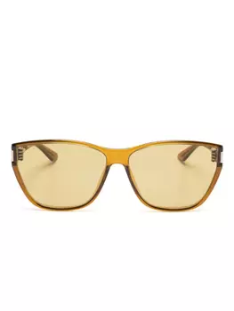 Солнцезащитные очки SL758 Saint Laurent Eyewear, зеленый
