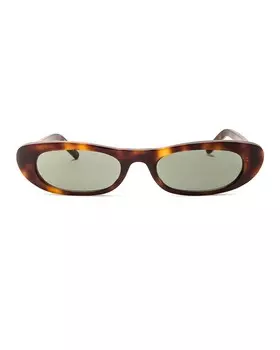 Солнцезащитные очки SL 557 оттенка Saint Laurent, цвет Medium Havana