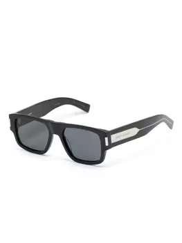 Солнцезащитные очки SL 659 в квадратной оправе Saint Laurent Eyewear, черный