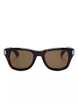 Солнцезащитные очки SL 801 Saint Laurent Eyewear, коричневый