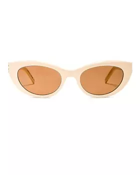 Солнцезащитные очки SL M115 Saint Laurent, цвет Ivory
