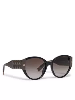 Солнцезащитные очки Sunglasses Sfu784 Furla, черный