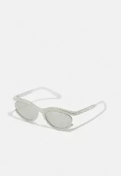 Солнцезащитные очки Swarovski, серебро