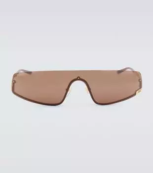 Солнцезащитные очки tom shield Gucci, желтый