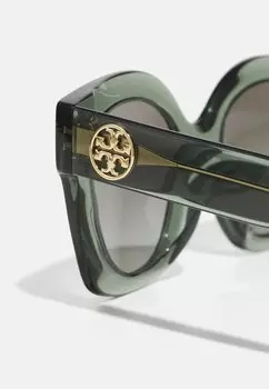 Солнцезащитные очки Tory Burch, зеленый