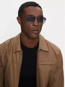 Солнцезащитные очки TSM3014 Trussardi, серебряный