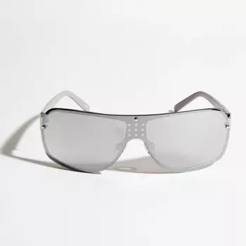 Солнцезащитные очки U.S. Polo Assn. Rectangular, серебристый серый