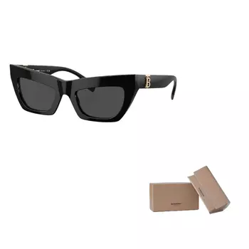 Солнцезащитные очки Burberry TB-motif Cat-eye, черный
