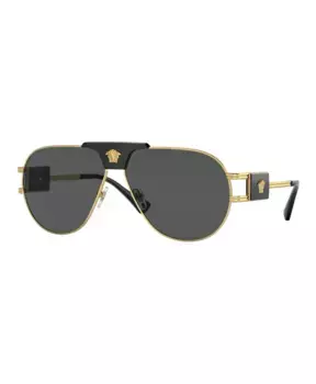 Солнцезащитные очки ve 2252 Versace, черный