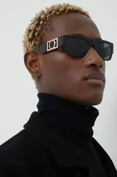 Солнцезащитные очки Versace, черный