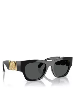 Солнцезащитные очки Versace, черный