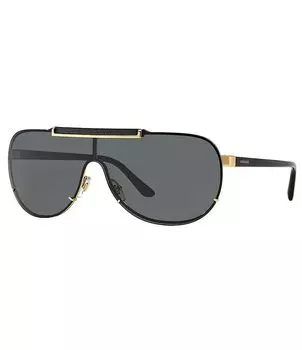 Солнцезащитные очки Versace Pilot, золотой