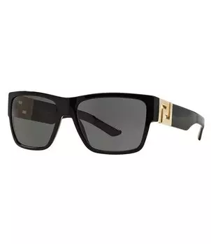 Солнцезащитные очки Versace Rock Greca, черный