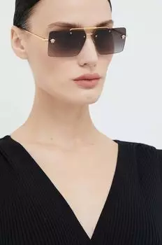 Солнцезащитные очки Versace, золотой