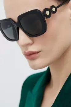 Солнцезащитные очки Версаче Versace, черный