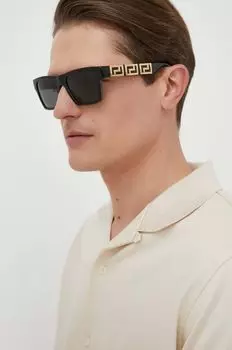 Солнцезащитные очки Версаче Versace, черный