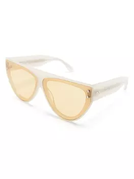 Солнцезащитные очки в геометричной оправе Isabel Marant Eyewear, бежевый