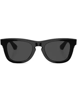 Солнцезащитные очки в квадратной оправе с логотипом Burberry Eyewear, черный