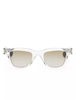 Солнцезащитные очки в квадратной оправе Saint Laurent Eyewear, белый
