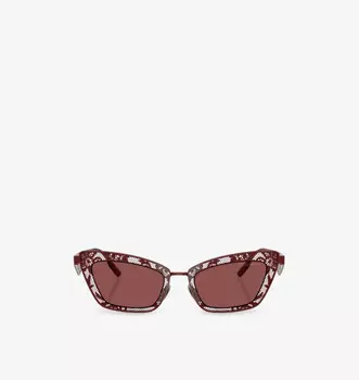 Солнцезащитные очки в металлической оправе «кошачий глаз» Dg2311 Dolce & Gabbana, красный