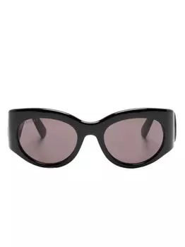 Солнцезащитные очки в оправе 'бабочка' Gucci Eyewear, черный