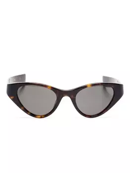 Солнцезащитные очки в оправе 'кошачий глаз' Saint Laurent Eyewear, черный