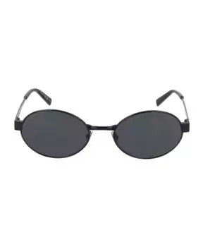 Солнцезащитные очки в овальной металлической оправе SL 692 Saint Laurent, черный