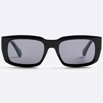 Солнцезащитные очки Zara Rectangular, черный