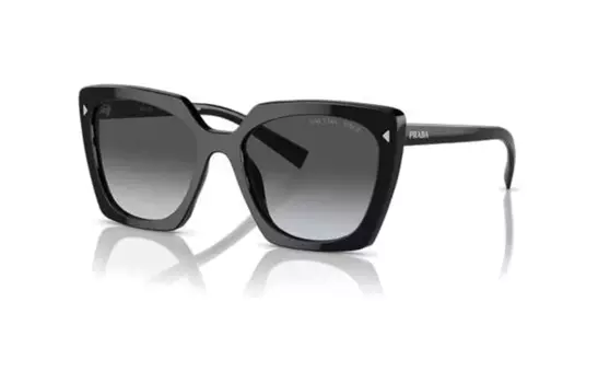 Солнцезащитные очки женские Prada прямоугольной формы, черный