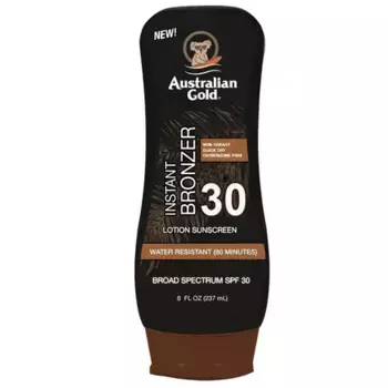 Солнцезащитный лосьон с бронзатором Spf 30 - 237 мл Australian Gold